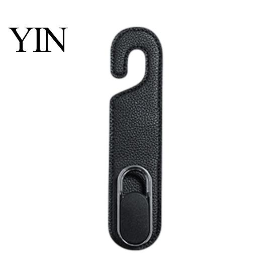 Heavy Duty Car Bag Hangers Universal Seat Hook Hanger, Faux Leather Back Storage Portable Auto Hooks Foldable Interior Organizer for Hanging Groceries