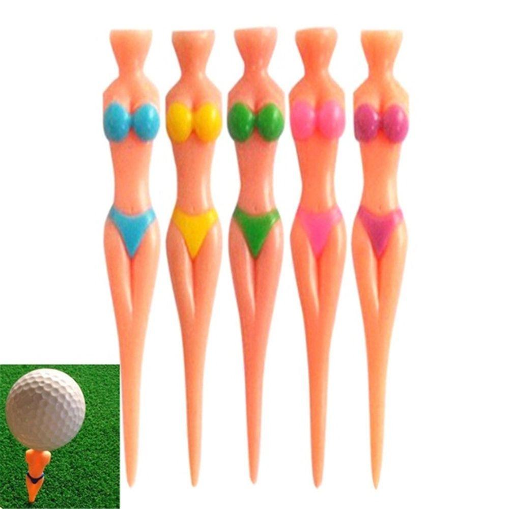 Lady Model Bikini Outdoor Sexy Attractive Clubs Tee Golf Tees Golf Training Golf Accessories