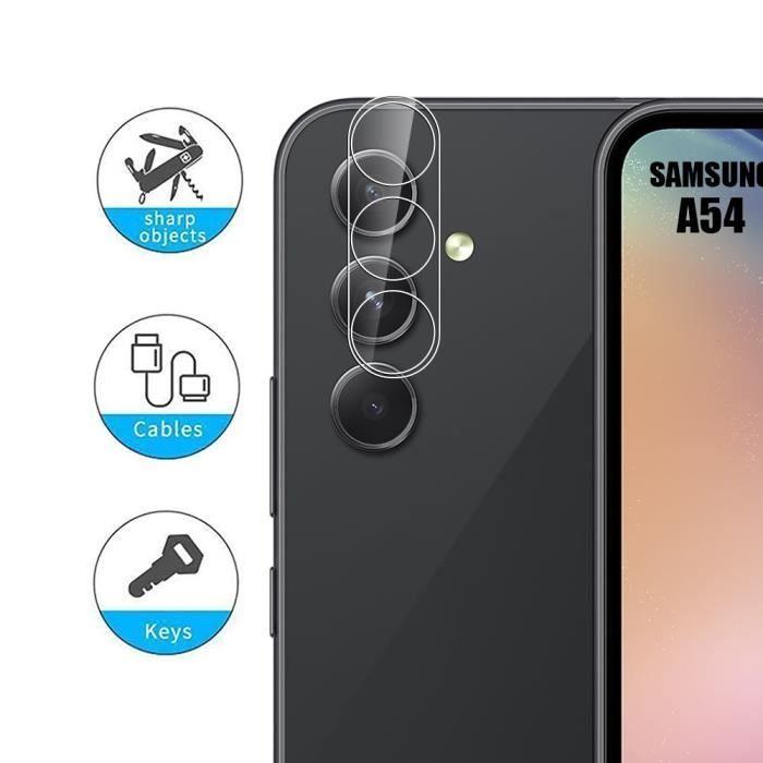 3 Film de Protection Verre Trempé - BOOLING - pour Samsung Galaxy A54 5G - Transparent - Anti-Rayures