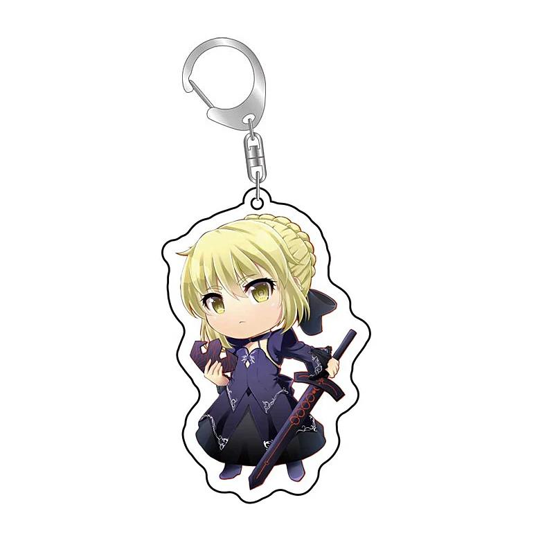 Fate Stay Night Тосака Рин Алтрия Пендрагон Милый Мультяшный Брелок Kawaii Брелоки Части для Сумки и Модный Подарок