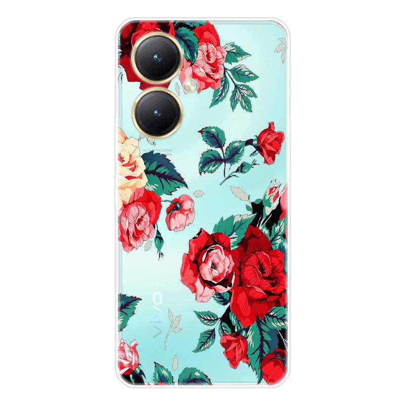 Для Vivo Y27 4G Y 27 5G чехол Мягкая силиконовая задняя крышка Чехол для телефона с рисунком из мультфильма Разнообразие