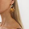 Женские Новые Винтажные Серьги Креативные Металлические Цветочные Серьги Дизайн Листьев Высококачественные Элегантные Модные Серьги Ювелирные Аксессуары