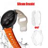 20 мм 22 мм силиконовый ремешок для часов + чехол для Amazfit GTR3 Pro ремешок для часов ремешок для Huami Amazfit GTR 4 3 Pro 2 2e / GTS 4 3 2 Mini GTR4 Shell