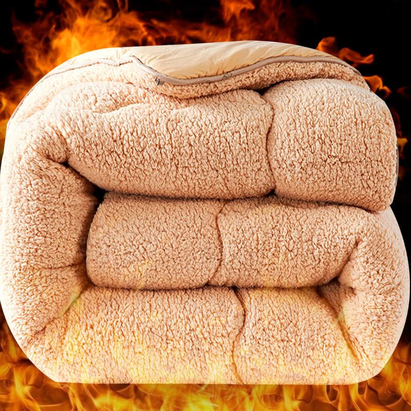 Flannel Sherpa Fleece Warm Winter Quilt