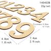 Wooden Numbers Shapes - 10pcs/Set