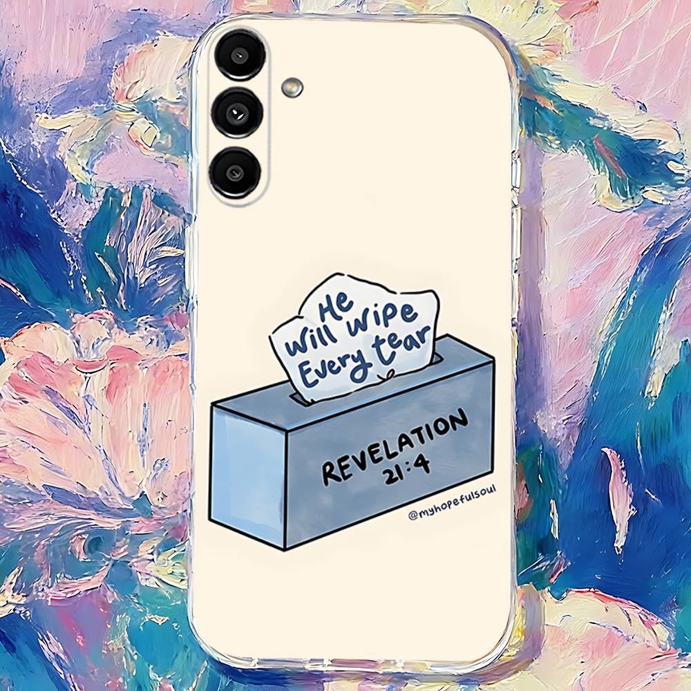God Jesus Bible Verse Quotes Shockproof Clear Case For Samsung Galaxy S30,S25,S24,S23,S20,S21,S22,S10,5G,FE,lite,PIus Cover