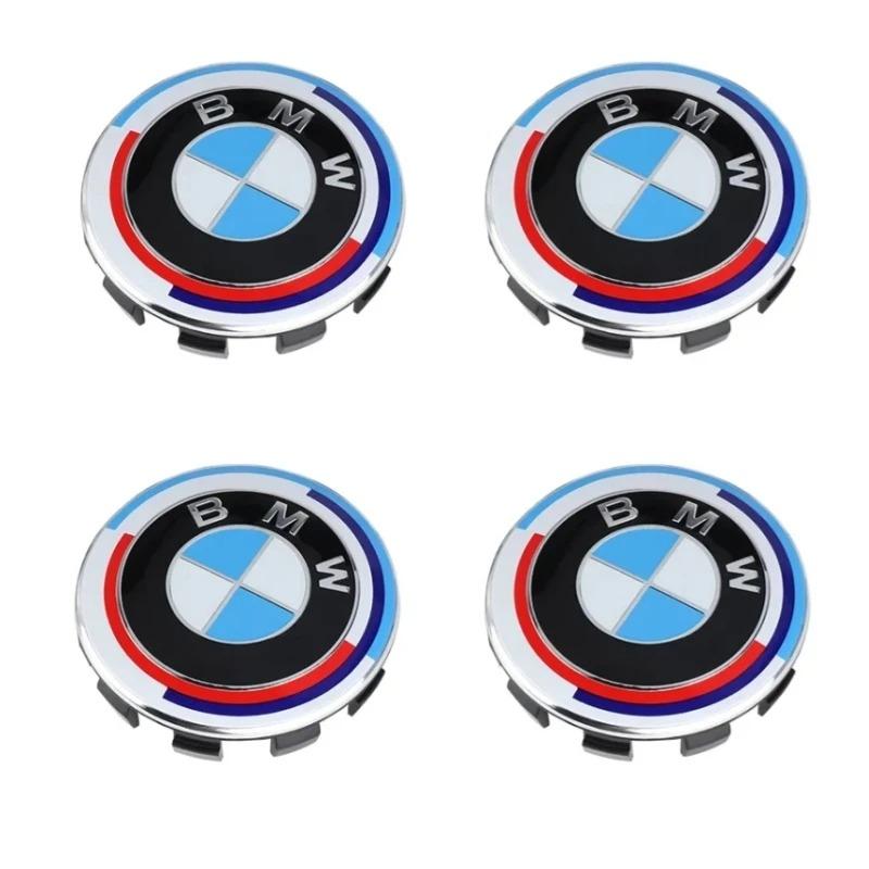 4pcs Auto Rim Styling Caps Car Wheel Center Hub Cap Covers 56mm 68mm Compatible with BMW E36 E46 E53 E90 E60 E61 E93 E87 X1 X3 X QWAKL1