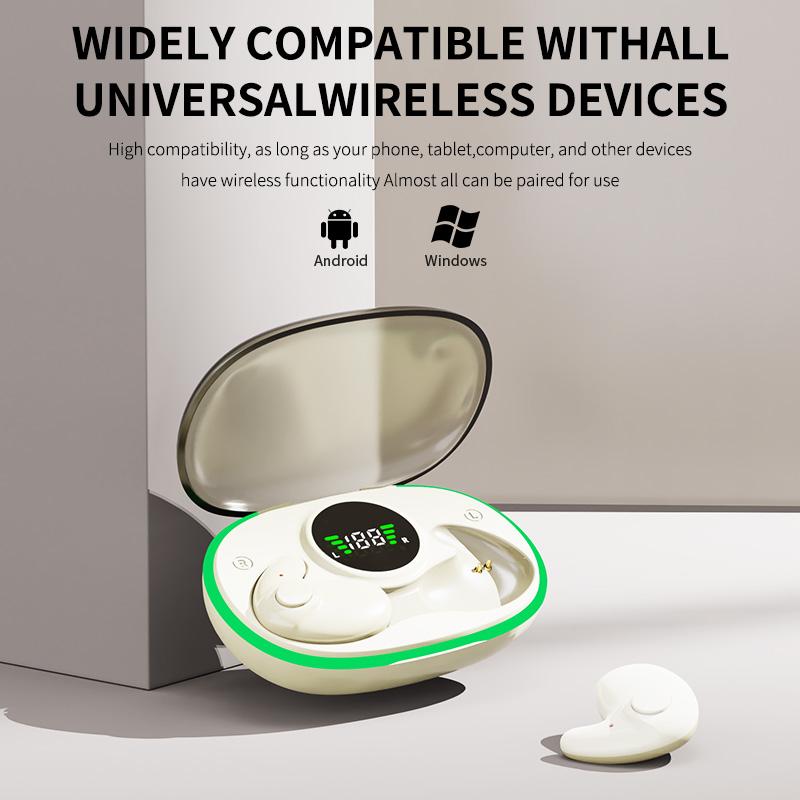 Невидимые наушники для сна Bluetooth 5.3 Наушники IPX5 Водонепроницаемые Наушники с шумоподавлением Сенсорное управление Беспроводные гарнитуры