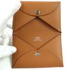 Pristine HERMES Tri-fold wallet Bearn combine H Logo Metal Compact Wallet Epsom Used