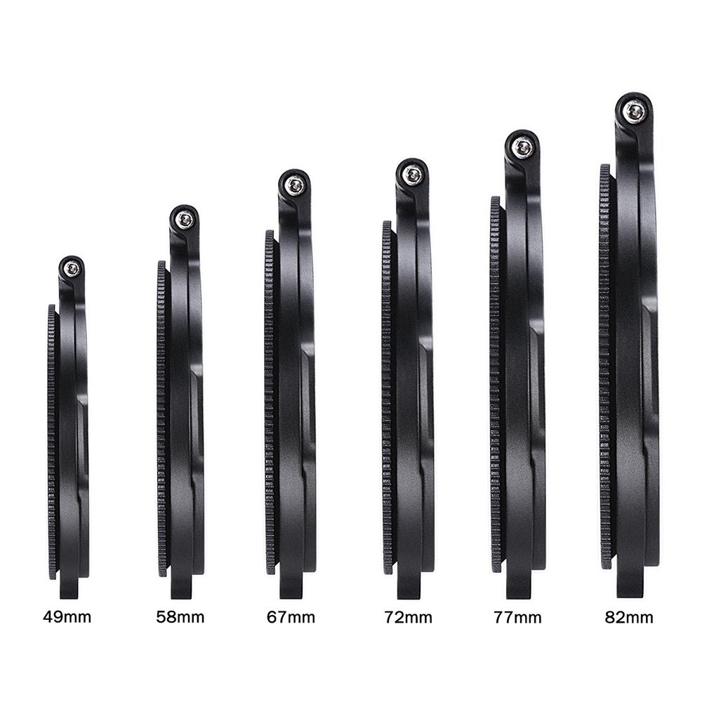 UURIG R-82 82mm Rapid Filter System Camera Lens ND Filter Metal Adapter Ring Compatible with Canon