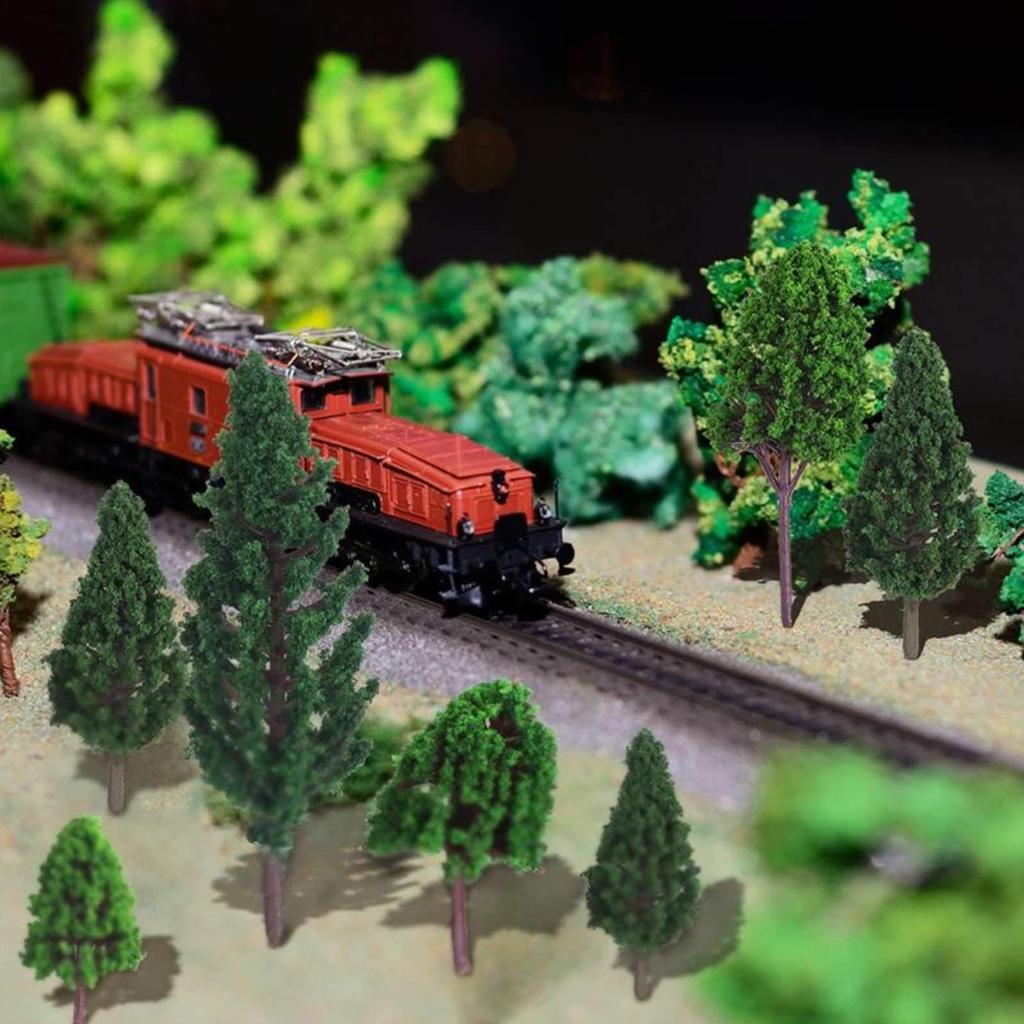 heizi Diorama Set of for HO Gauge and N Gauge Railway Architectural Plastic Model Materials Trees, 60, Models, Landscapes, Models, Models, Miniatures,