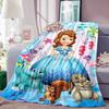 Disney Sofia The First Cartoon Soft and Fluffy Blanket, Suitable for Children and Adults, Can Be Used As A Sofa Blanket.