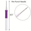 Cross Stitch Pen DIY Embroidery Pen Hand Embroidery Needle Weaving Tool Punch Needle Craft