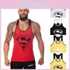 Мужской жилет с принтом Супермена, модная одежда без рукавов для упражнений и фитнеса