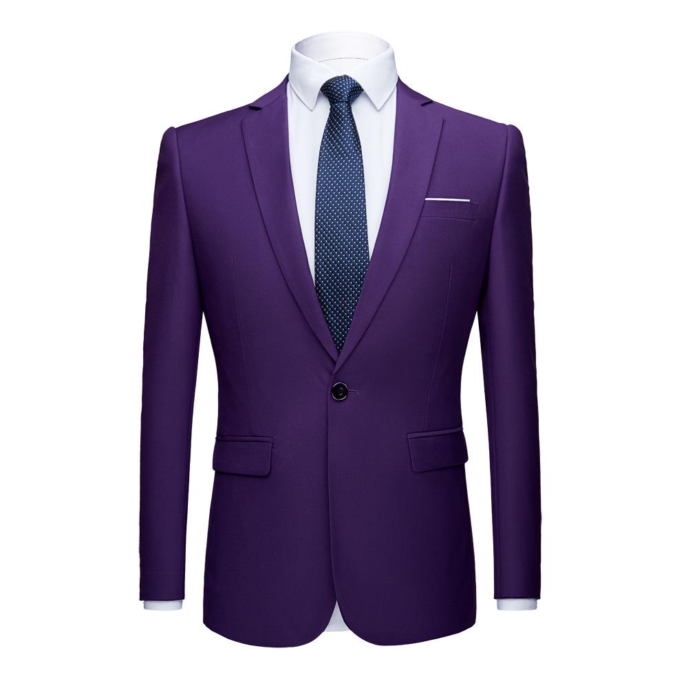 Мужской повседневный блейзер приталенного кроя - Пиджак для бизнеса и для шафера