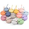 Baby Silicone Nipple Holder Container Box Food Grade Nipple Case Baby Nursing Accessories Bear Pacifier Storage Bag