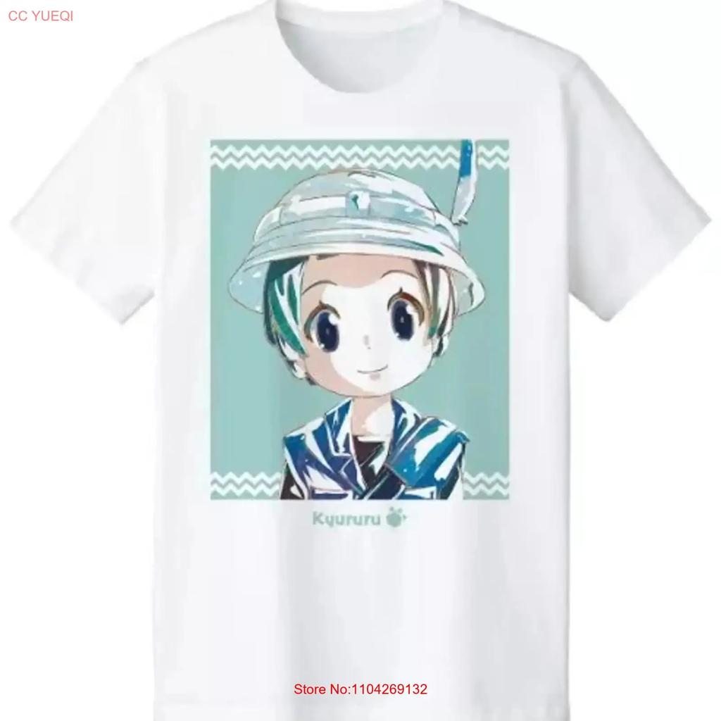 Kururu Ani Art Футболка Белая Унисекс Размер Kemono Friends 2 Винтажная Универсальная Слегка Растягивающаяся С Принтом Дышащая