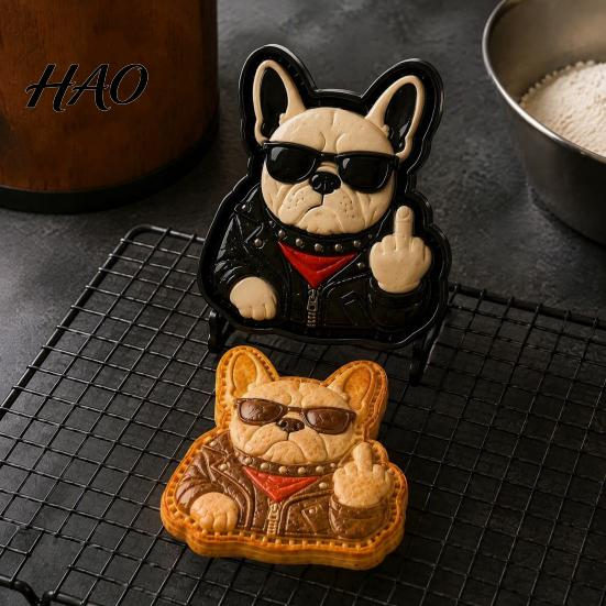 Panda Relief Biscuit Mold Holiday Mini Hand Pie Molds, Animal Filled Press for Baking, Creative Baking Gifts Kids Reusable Non-Stick Dough Cutter And