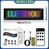 Bluetooth APP Control LED Matrix Panel Night Light DIY Programmable Car Sign Flexible LED Display For Store Hotel Bar