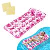 Floats for Adults Water Hammock Water Float Mat Pool Floats Boat Water Play Beach Inflatable Float Mat Floating Bed Pool Multicolor with 2 Repair