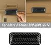 For BMW 3 Series E90 2005-2012 Carbon Fiber Look Interior Sunroof Handle Cover Trim Car Roof Skylight Handle Frame