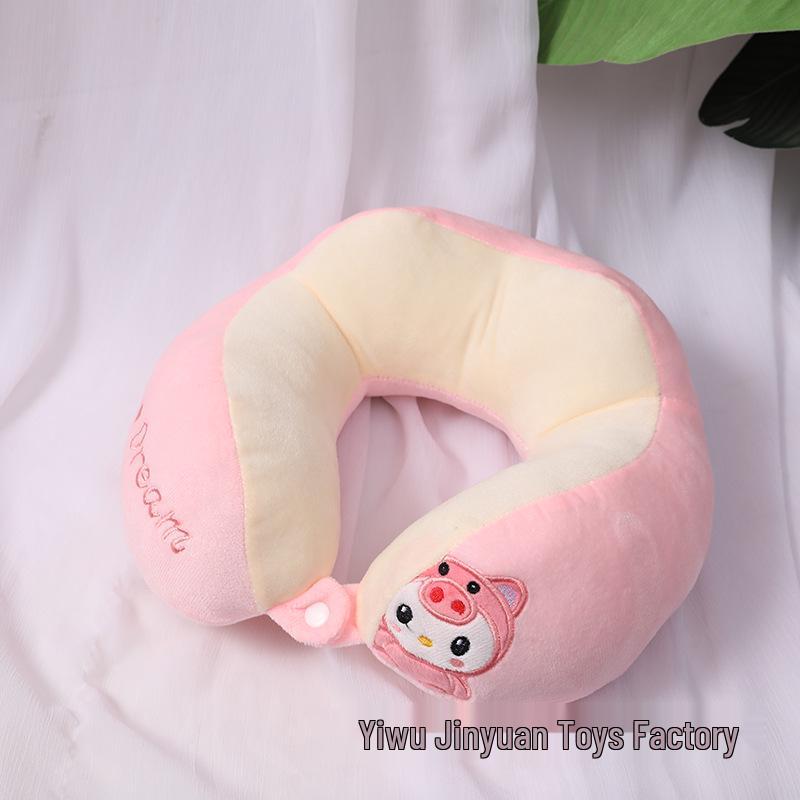Ergonomic U-Shaped Neck Pillow for Office, Car, and Airplane