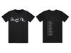 2026 Now Retro Rock Tour Unisex Tee V‑Neck Loose‑Fit Casual Sports Street‑Style Black Basic Short‑Sleeve Top2
