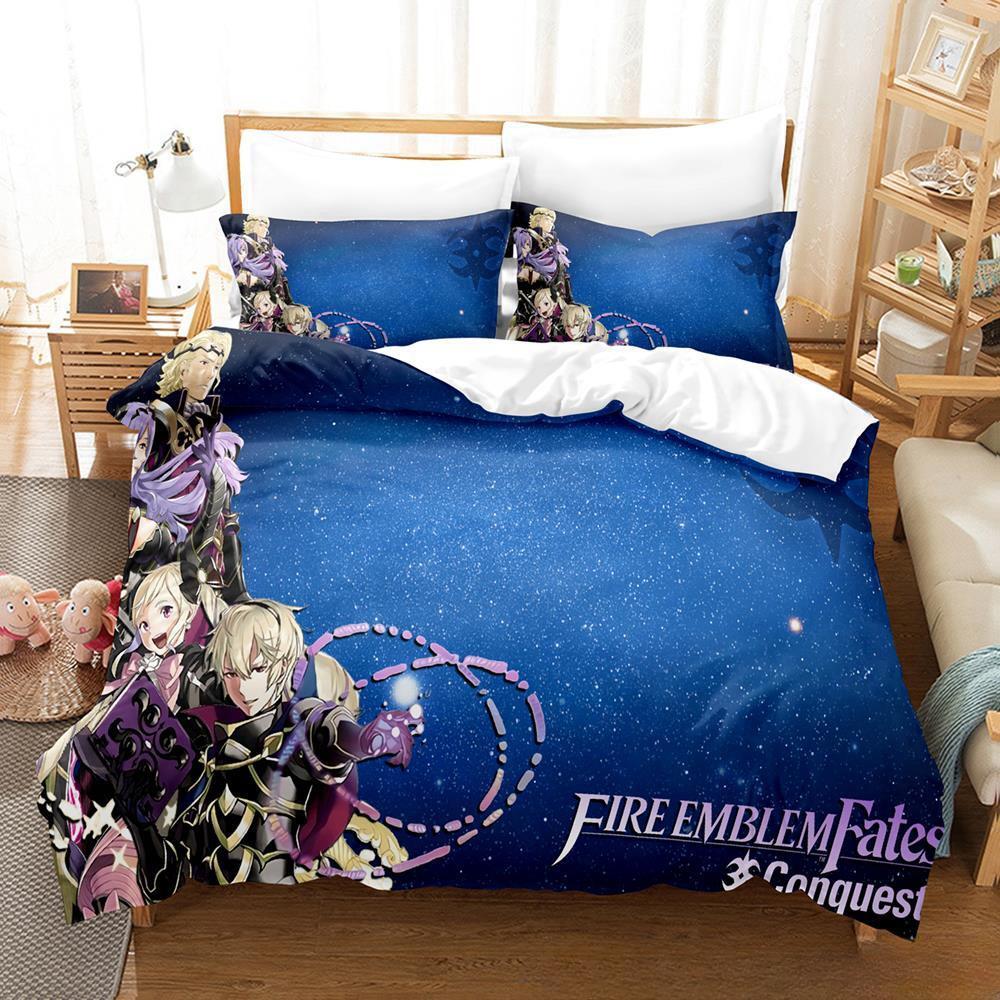 Game Fire Emblem Engage Bedding Collection Duvet Cover Comforter Bed Collection Quilt Cover Pillowcase King Queen Twin Size Boys Girls Adult