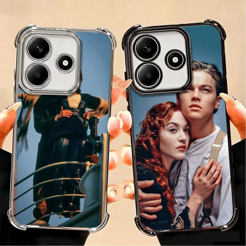 Фильм Титаник Роза Джек Мягкий чехол для телефона для Xiaomi Poco X7 X8 Pro Max X6 X5 X3 F8 Ultra F7 M8 M7 M5S Redmi 15C 15A 15 14C 13C 12