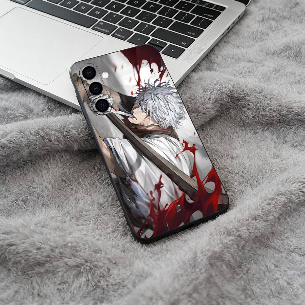 G-Ginta-ma Black Soft Silicone Phone Case for Samsung Galaxy A73, A71, A72, A70, A53, A52, A51