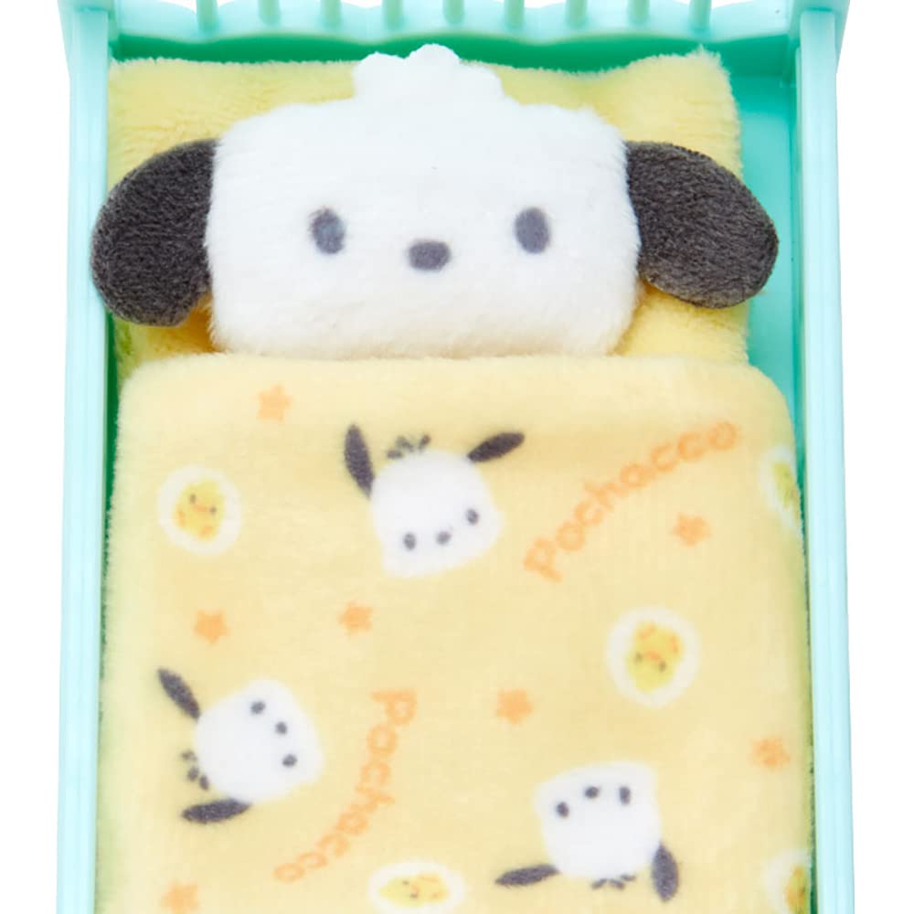 Sanrio Миниатюрная кровать - Почакко (Почакко) Миниатюрная коллекционная фигурка персонажа 9,5 x 6 x 6 см 410730 SANRIO