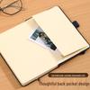 A7 Black Portable A6 Notebook for Students - Mini Pocket-Sized, Simple, Handy Carry-On