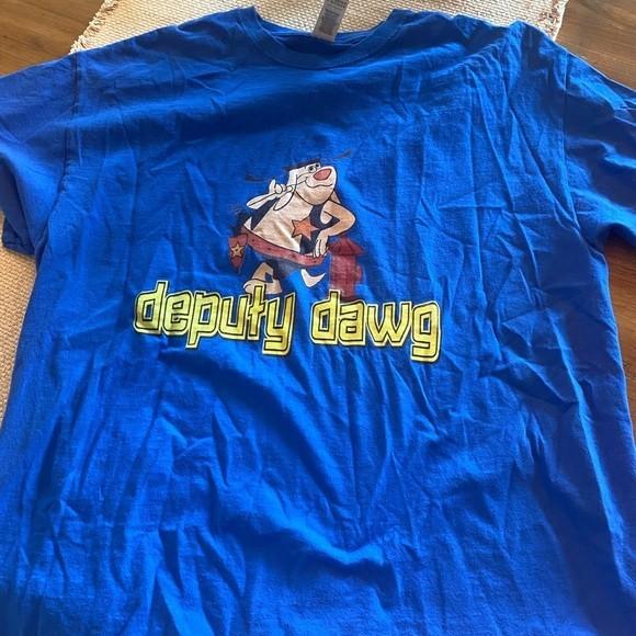 Deputy Dog Cartoon Graphic TShirt Unisex Cotton Tee All Size S4XL YI562 Unisex T-Shirt