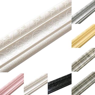 DIY 3D самоклеящиеся настенные плинтусы бордюрные обои водостойкие декоративные наклейки украшения для дома, кухни и ванной комнаты GZW
