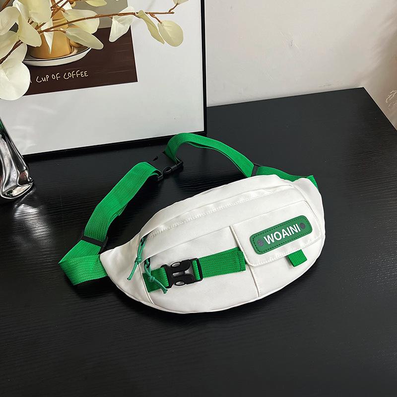 Повседневная и красивая нагрудная сумка, мужская ретро-личность, уличный трендовый стиль, женская сумка-мессенджер, спортивная поясная сумка.
