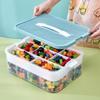 Building Blocks Storage Box Transparent Children's Toy Jigsaw Puzzle Jewelry Storage Container Organizer Box