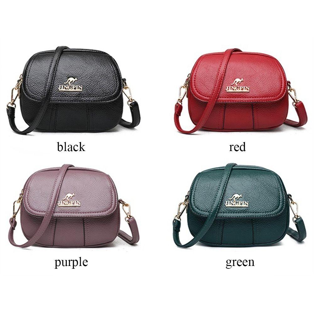 Сумки через плечо из искусственной кожи, однотонная сумка-мессенджер, модные сумки-слинги для женщин и дам