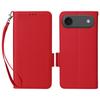 For iPhone Air Case with Wrist Strap Litchi Texture PU Leather Wallet Phone Cover