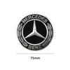 Новые Для Mercedes Benz 4 шт. 75 мм Центральные колпаки ступицы колеса автомобиля Венок AMG для Mercedes Benz GLE GLK SLK CLA CLK W203 W204 W205 W209 W