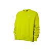 Embroidered Logo Crewneck Fleece Sweatshirt Women Sweatshirt Mustard CK0168-308