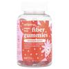 Fiber Gummies, Strawberry, Vegan Gummies 60 Pieces