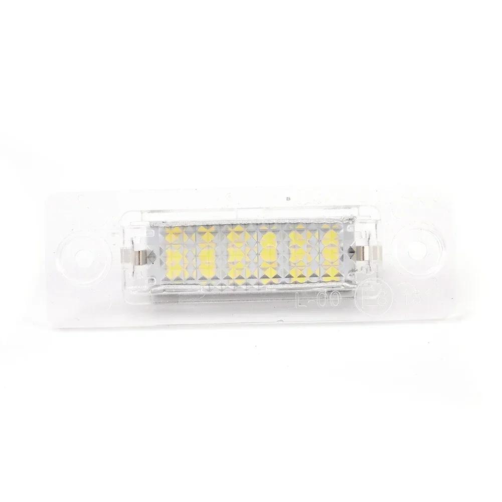 2 шт. 18SMD светодиодный фонарь подсветки номерного знака 6000K белый для Touran для Passat T5 для Skoda для Superb MK1 3U B5 аксессуары для транспортных средств