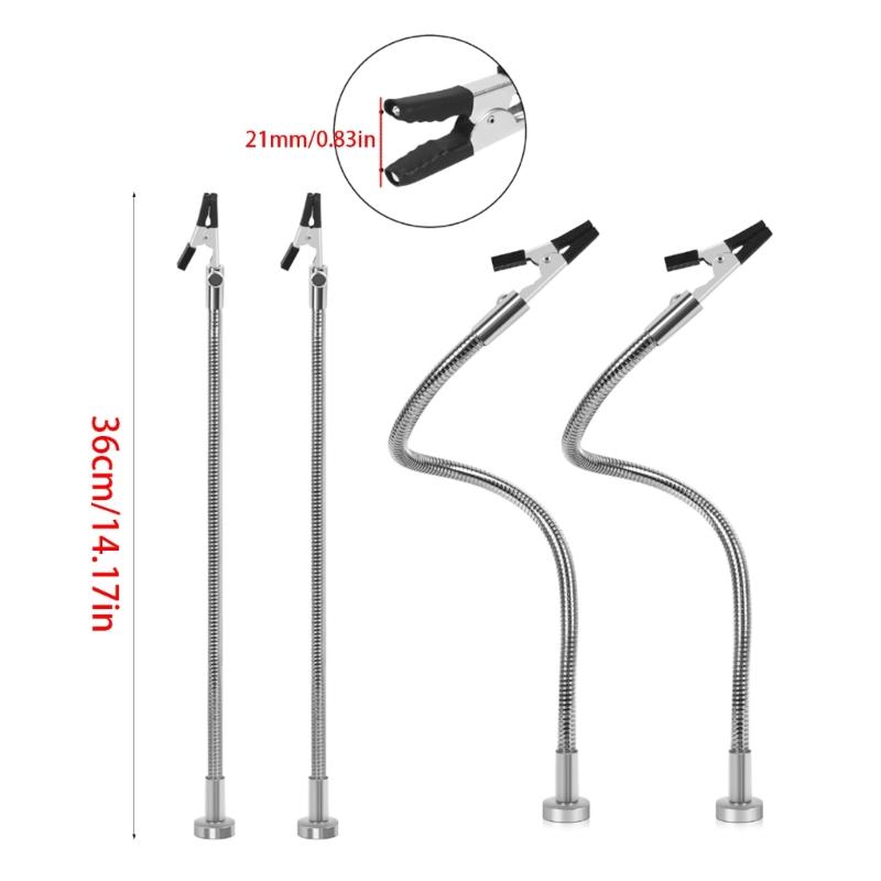 2/4 шт. Магнитные зажимы для электронных плат, паяльник, держатель печатной платы, гибкие металлические ручки, руки помощи