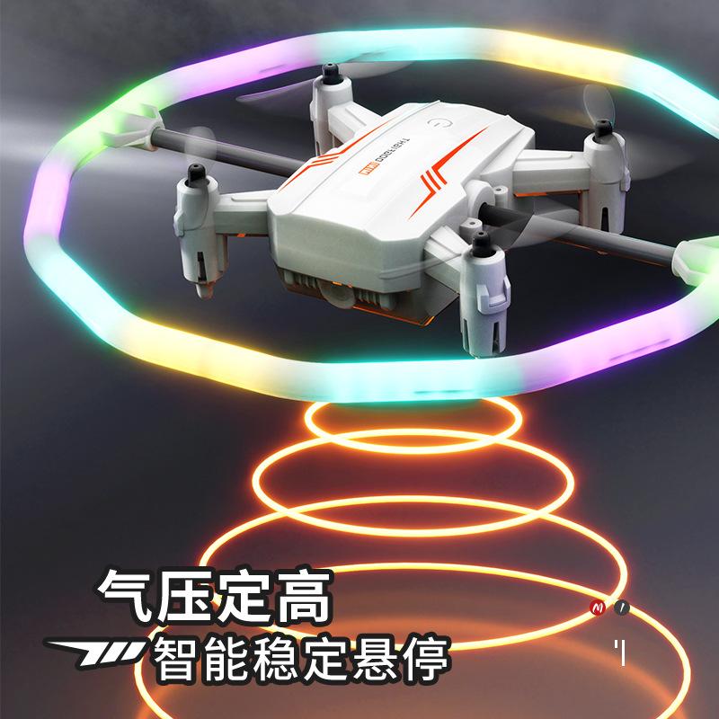 Трюковой БПЛА с разноцветными огнями, кувыркающийся, вращающийся, четырехосный, с фиксированной высотой по давлению воздуха, самолет с дистанционным управлением