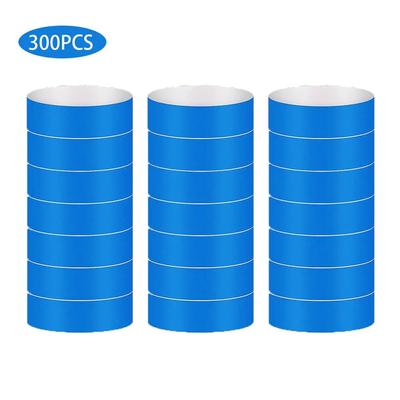 Бумажные браслеты на 300 штук, водонепроницаемые браслеты для мероприятий, легкие концертные браслеты, неоновые цветные клейкие браслеты Fo