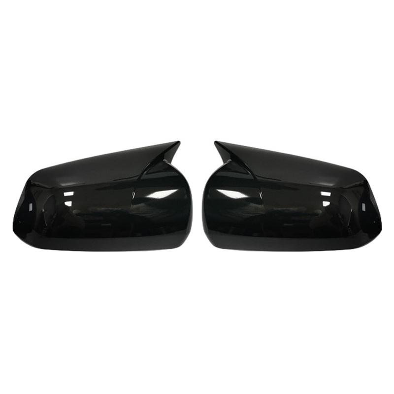 Крышка зеркала заднего вида в форме рога для Mitsubishi Lancer 2008 2009 2010 2011 2012 2013 2014 2015 2016 Автомобильные аксессуары для заднего вида
