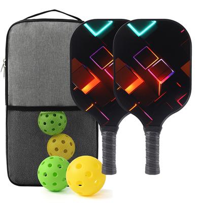 Углеродное волокно Pickleball Paddle Honeycomb Core Спорт на открытом воздухе Углеродный композитный Paddle для игроков Pickleball Прочная легкая конструкция