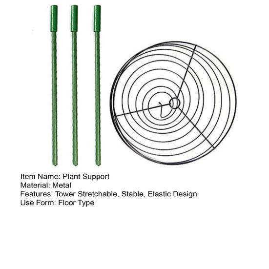 Стойка для поддержки растений Прочная металлическая решетка для зеленой фасоли Растягивающаяся прочная опора для растений для вьющихся лоз