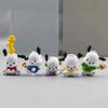 Hot 5Pcs Sanrio Anime Figure3-4cm Kawaii Pochacco Melody Model Accessories Children's Toys Gift Action Figures Pvc Gift Doll