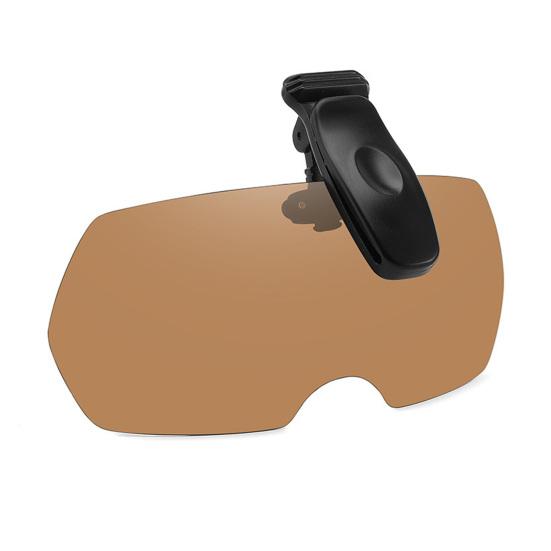 Поляризованные солнцезащитные очки-клипсы для мужчин и женщин, безободковые откидные очки для вождения, защита от УФ-лучей, для пляжа, рыбалки